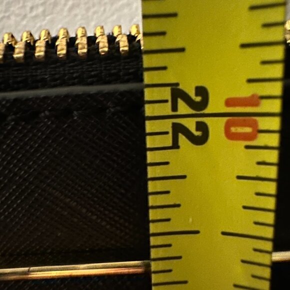 euc DKNY Small Purse - Long Chain, Black with Gold hardware - Picture 8 of 10